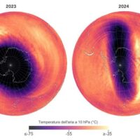 Una serie di rari disturbi nella stratosfera